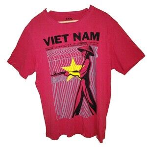 Made in Saigon Graphic T-shirt XXXL FITS LIKE A U.S. LARGE  Edgy Alt World